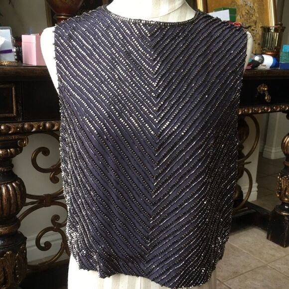 KARINA BEADED Beauty Top! - Picture 1 of 8